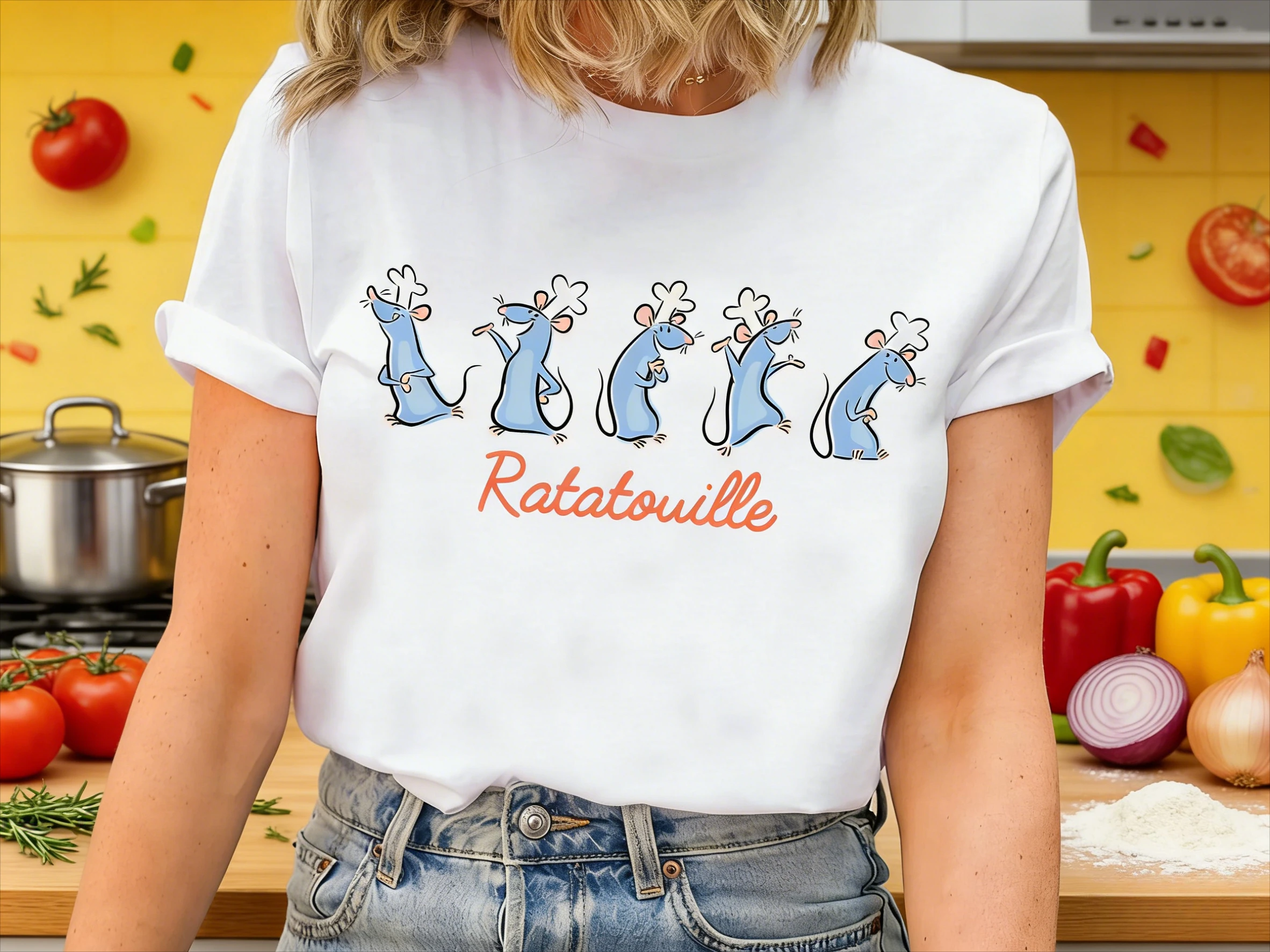 

Летняя футболка 2026 с принтом Дисней (Ратмус), унисекс, 100% чистый хлопок, с коротким рукавом, повседневная, свободного кроя