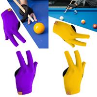 3 Fingers Pool Glove Wear Resistant Portable Non Slip Pool Cue Elastic Glove