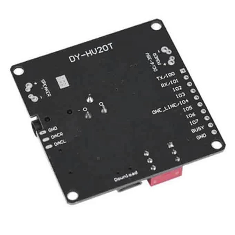 5PCS DY-HV20T HV20T 12V/24V 10W/20W Voice Playback Module Supporting Micro-SD Card MP3 Music Player for-ABWO