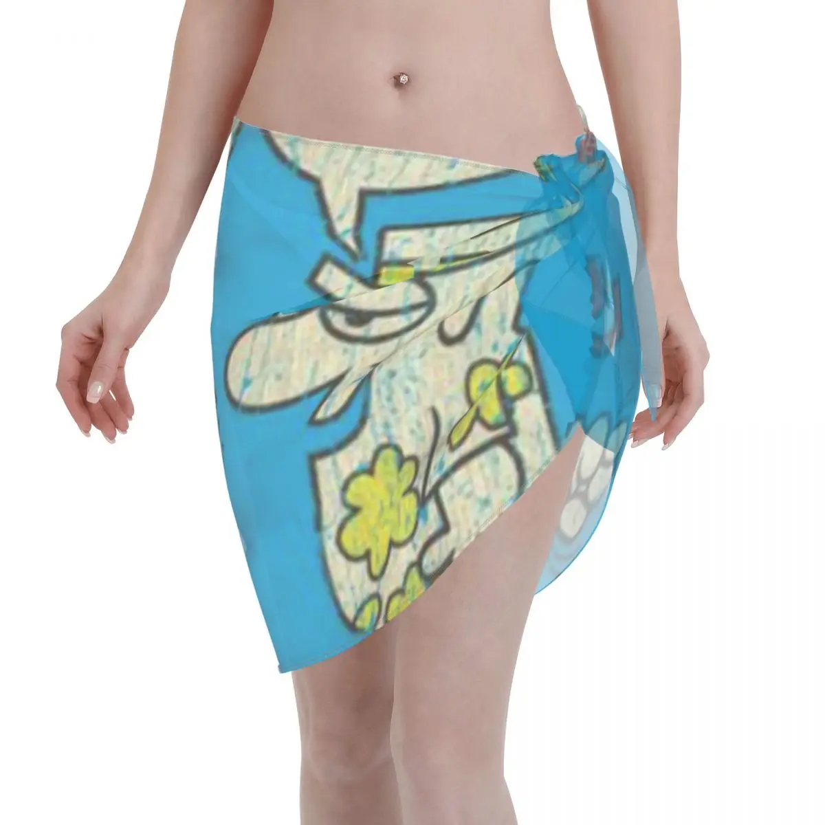 

Promotion Punchy And Oaf 1961 Women's Beach Wrap SkirtPost Gym Shower Wear Beach Pareo Wrap