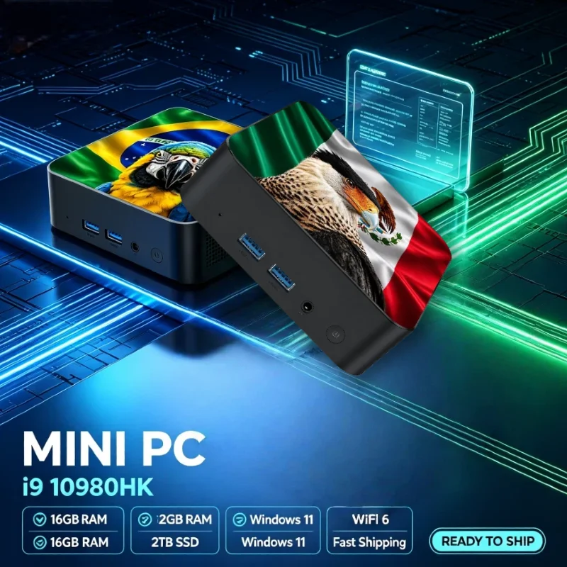Pc Gaming Usa - Mini PC Pro 2026 con Bandiera