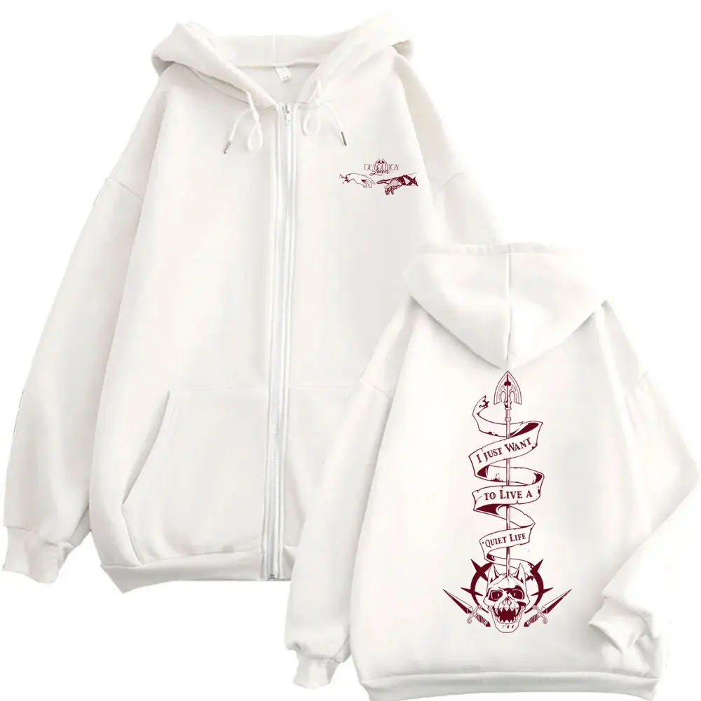 

Anime JoJo's Bizarre Adventure Zipper Hoodie Killer Queen Graphic Zip Up Jacket Coat Men Women Casual Vintage Zip Up Sweatshirt