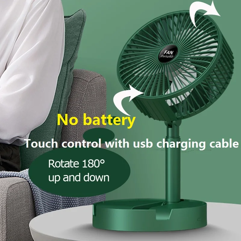 Mới USB Di Động Sạc Văn Phòng Của Hộ Gia Đình Có Thể Gập Lại Kính Thiên Văn Quạt Tiếng Ồn Thấp Mùa Hè Quạt Tích Điện Mini