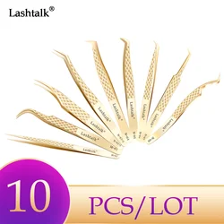 Lashtalk 10PCs Tweezers Eyelash Extension Fans-Making Volume False Lashes 3D Accurate One Set All Model Wholesale From Nagaraku