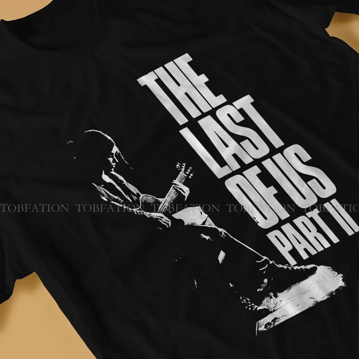 Part 2 Hipster TShirts The Last of Us Game Male Style Pure Cotton Streetwear T Shirt O Neck Oversized