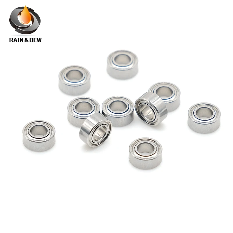 10Pcs SMR105ZZ  ABEC-7 5x10x4 mm Stainless Steel Ball Bearing  Miniature MR105 Ball Bearings