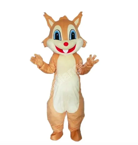 Nuevo Disfraz de Mascota de Peluche de Ardilla Chipmunk de Espuma para Adultos, Disfraz de Mascota de Dibujos Animados para Navidad y Halloween, en Oferta