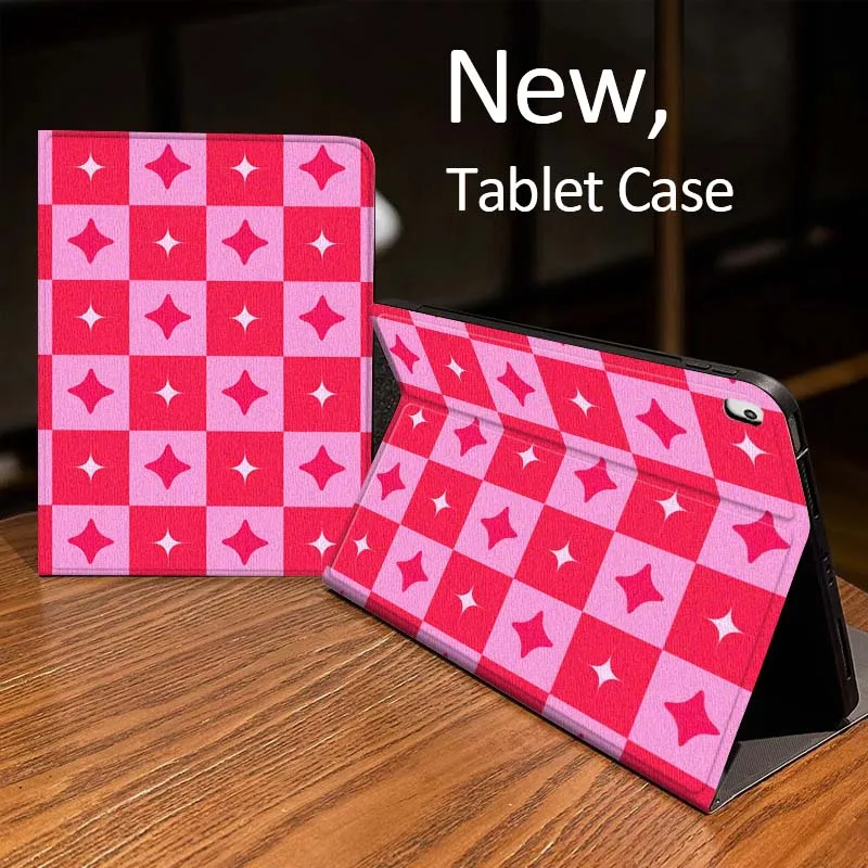 

Чехол с клетчатым тканым узором для iPad Pro mini Air 1 2 4 3 5 6 7 8-го, 9-го, 11-го поколений, M2, M3, M4, 6-го, 7-го, 10-го, 11-го поколений, планшетов 2025 года