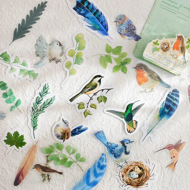 

25Pcs Vintage Plant And Animal Scrapbooking Stickers DIY Junk Journal Planner Collage Sticker Diary Album Decoration Materials