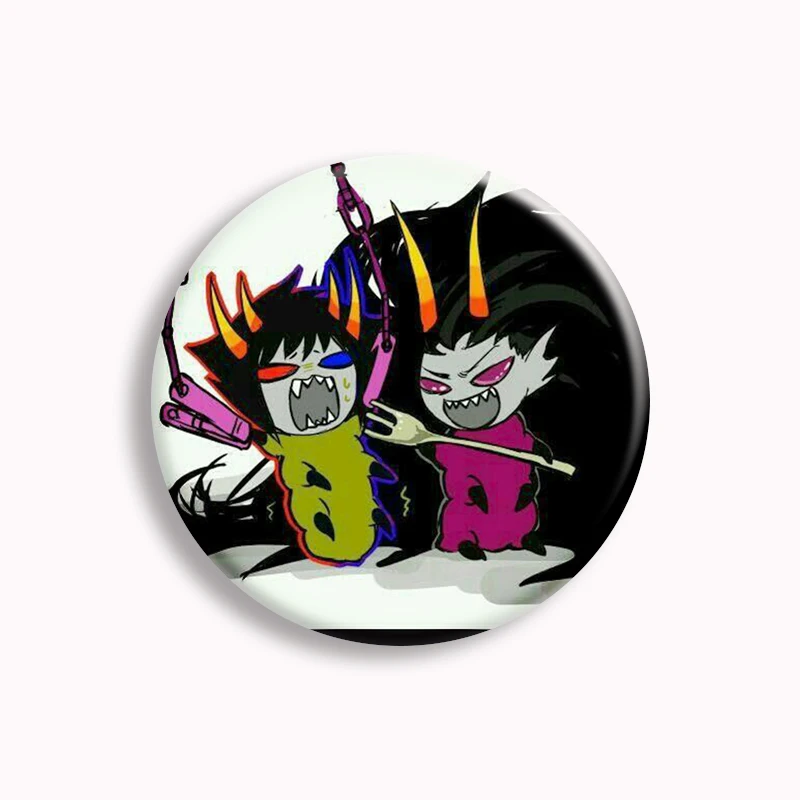 Gamzee Makara Fanart Aesthetic Anime Soft Button Pin Creative Manga Funny Meme Brooch Badge Bag Accessories Fans Collect Gifts