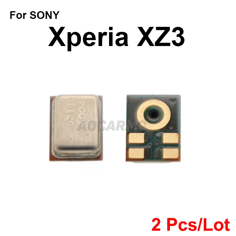 2Pcs/Lot Noise Reduction Top Mic Bottom Microphone For SONY Xperia