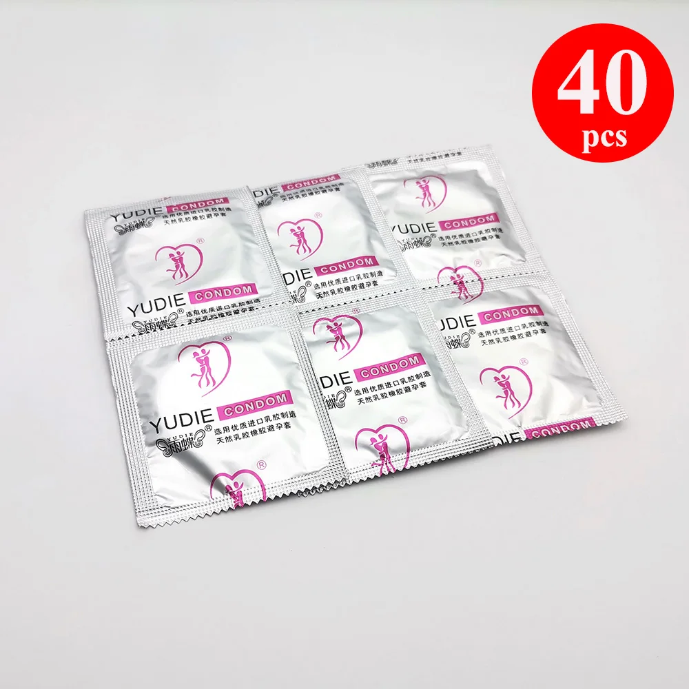 XINYUAN Condoms 40/50 Pcs Ultra Thin Natural Latex Lubricated Condom For Men Penis Sleeve Contraception Sex Toys Intimate Goods