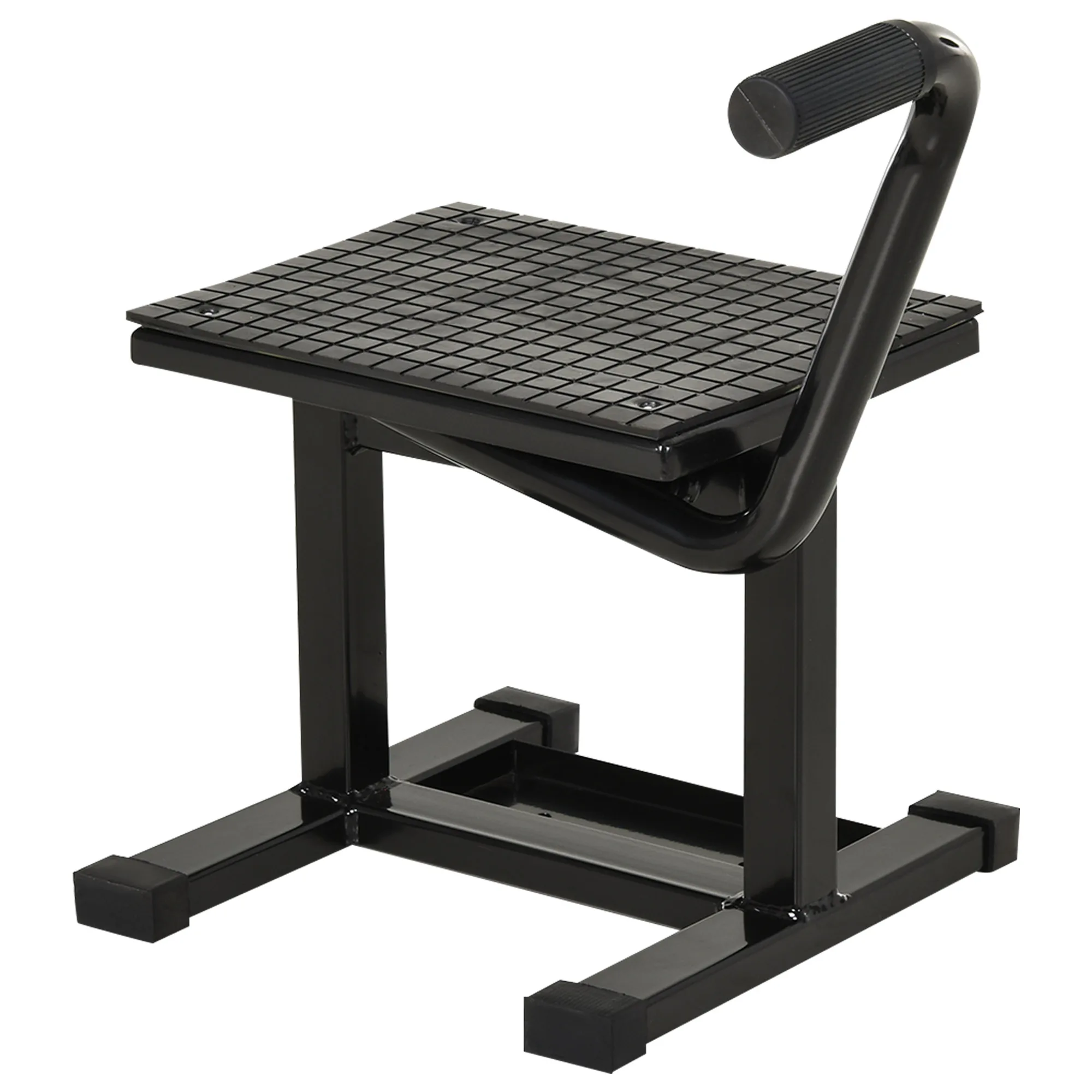 AliExpress DURHAND 150KG Steel Motorbike Jack Lift Rubber Platform Crank Lift Manual Repair Clean Hoist Table Assist Off-Road Dirt Bike