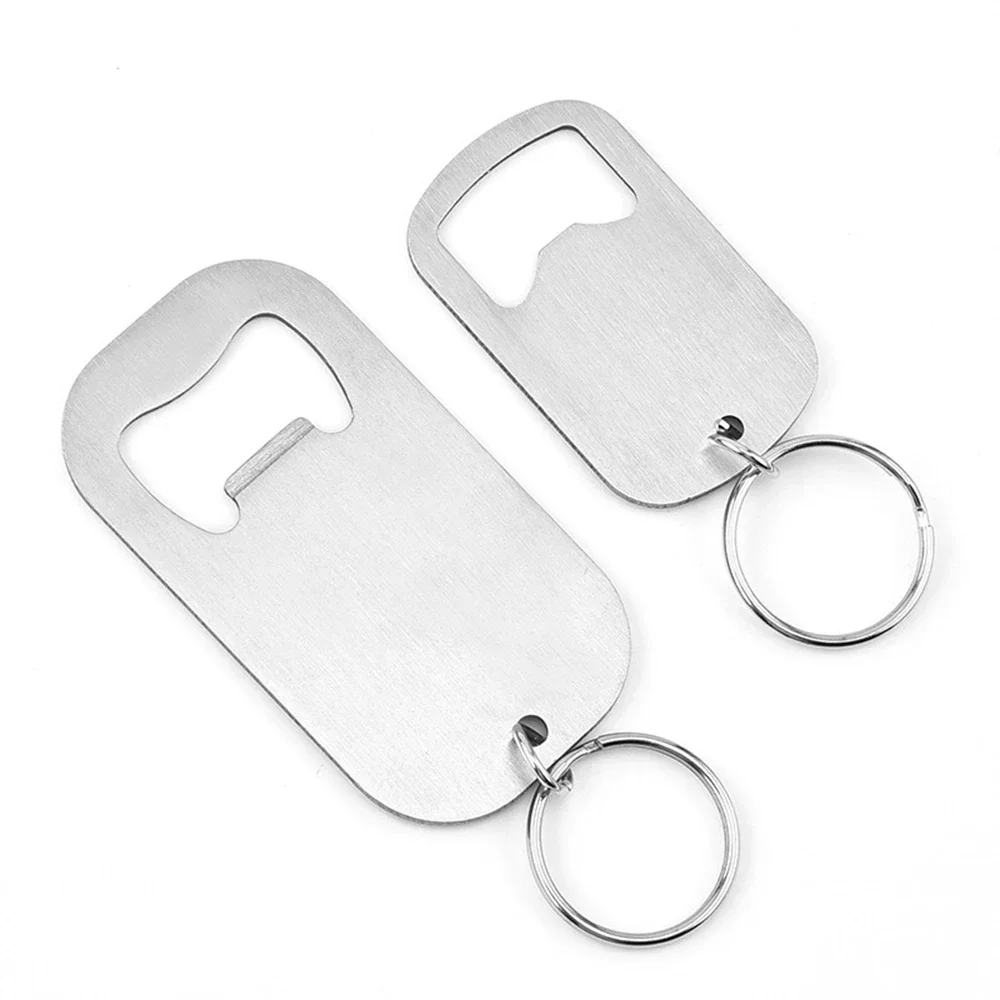 1PC Color Aluminium Portable Can Opener Key Chain Ring Can Opener Beer Drink Bottle Opener Promotional Favor Gift Giveaway