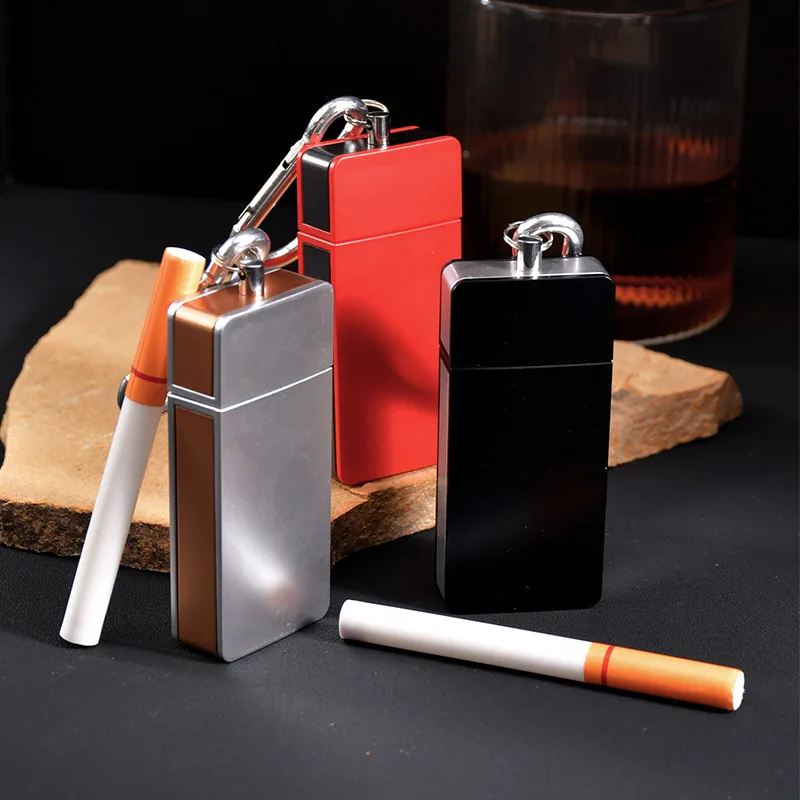 Creative Marlboro Ashtray, Portable Pocket Mini Pull-out Ashtray, Personal Storage Box, Promotional Gift Customizable