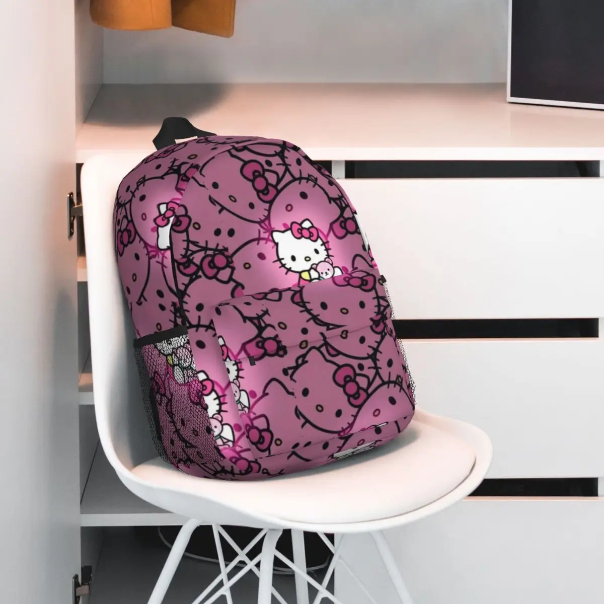Hello Kitty Compact 15-Inch Backpack - Stylish Lightweight Bag Perfect for Students and Commuters