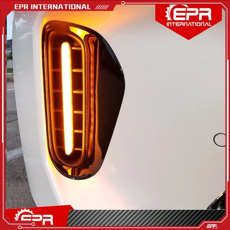 For Kia Stinger DRL Day Running Light With White Yellow Color Stinger Racing Part Daytime Running Lights Lamp Trim