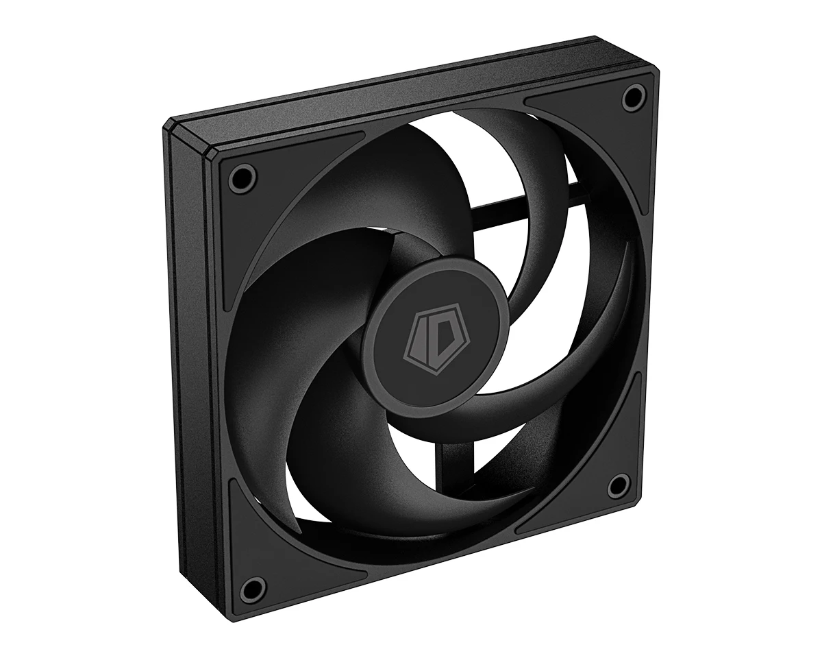 ID-COOLING 120/140mm Black Case Fan Silence PC Fan Daisy Chain Connector Computer Fans for Radiator/CPU Air Cooler/Computer Case