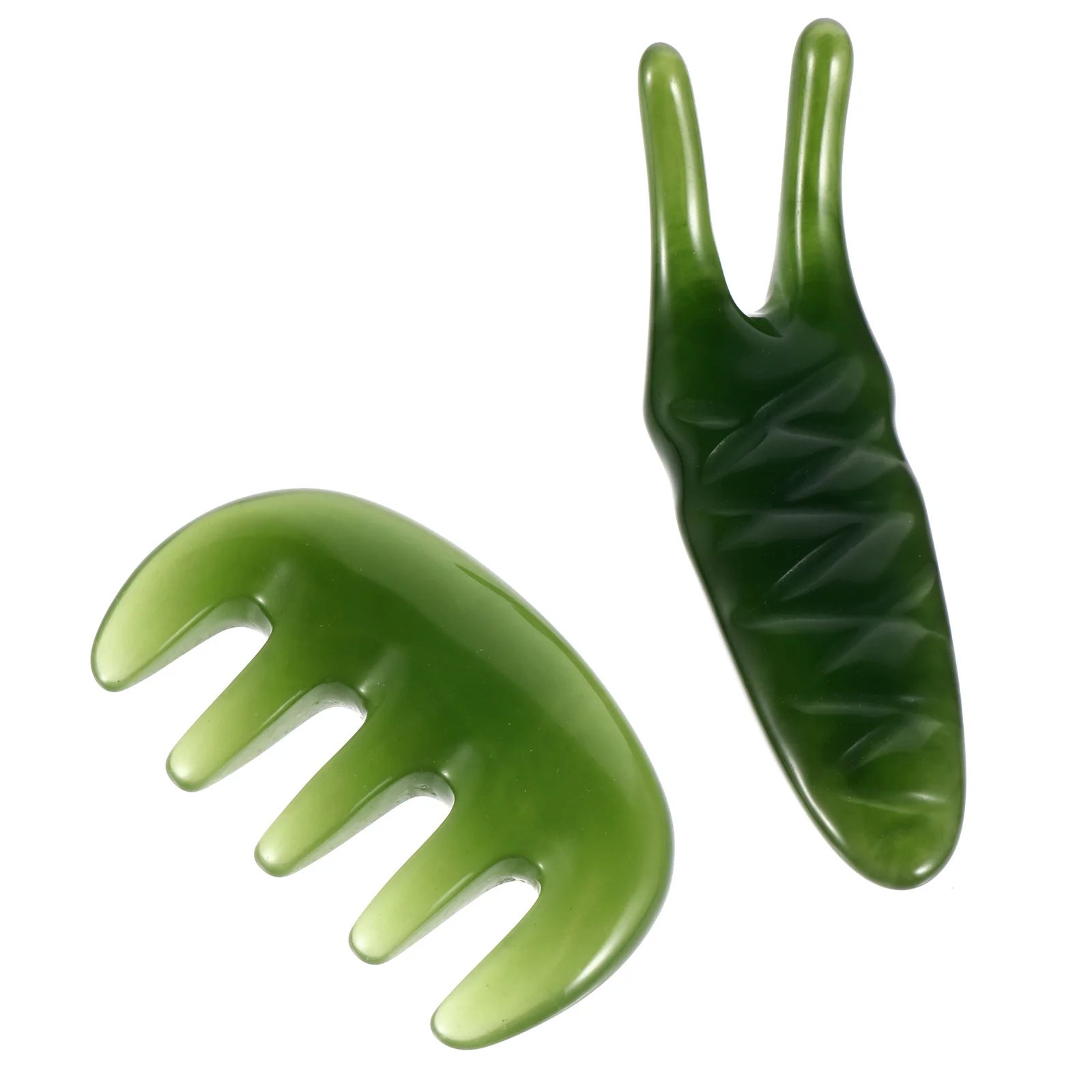 

Massage Comb Y-Shaped Scraping Fork For Scalp Acupuncture Skin Tightening Tool Multifunctional Guasha Board Facial Roller