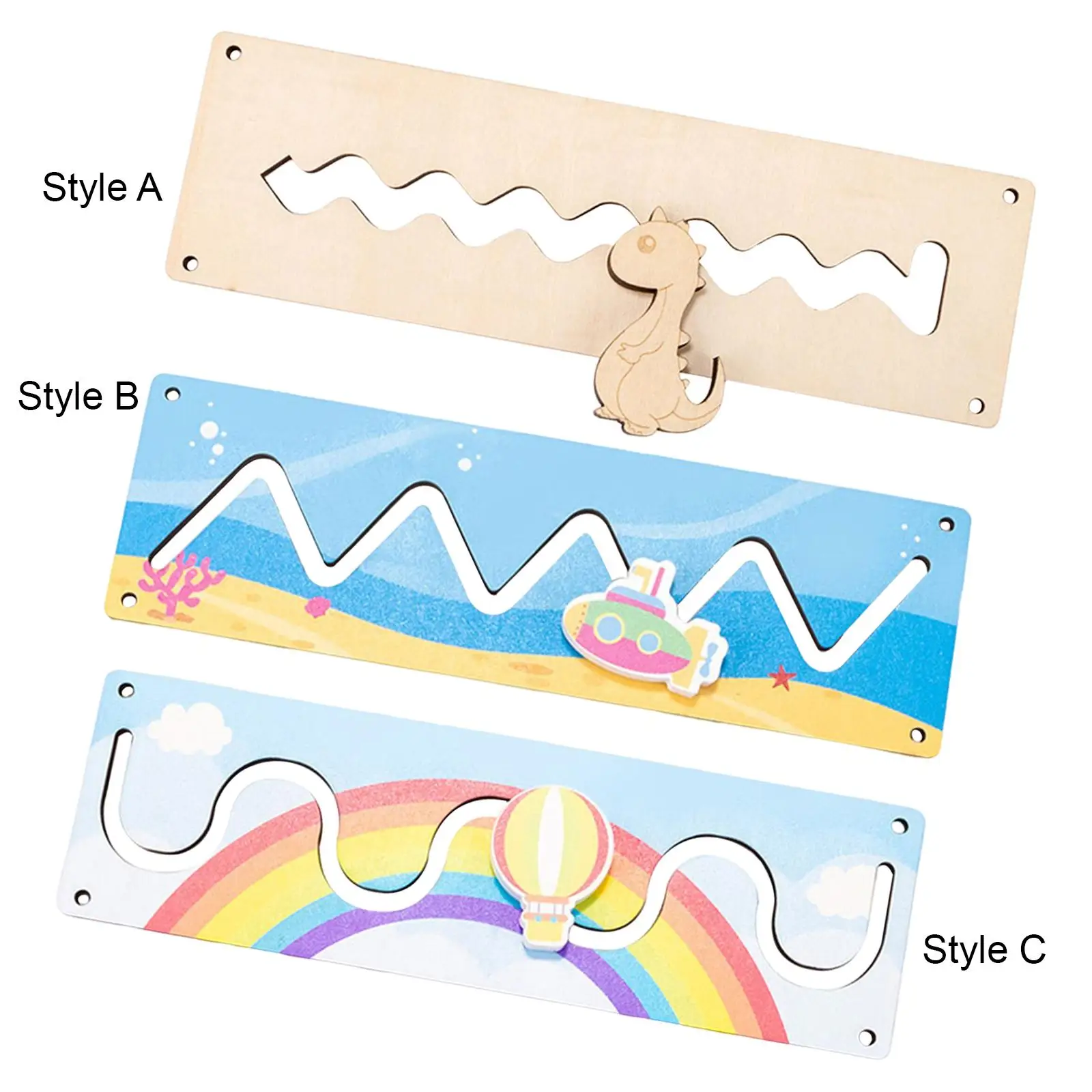 Zabawki sensoryczne do wczesnej edukacji, tablica manipulacyjna, drewniana zabawka rękodzielnicza sensoryczna