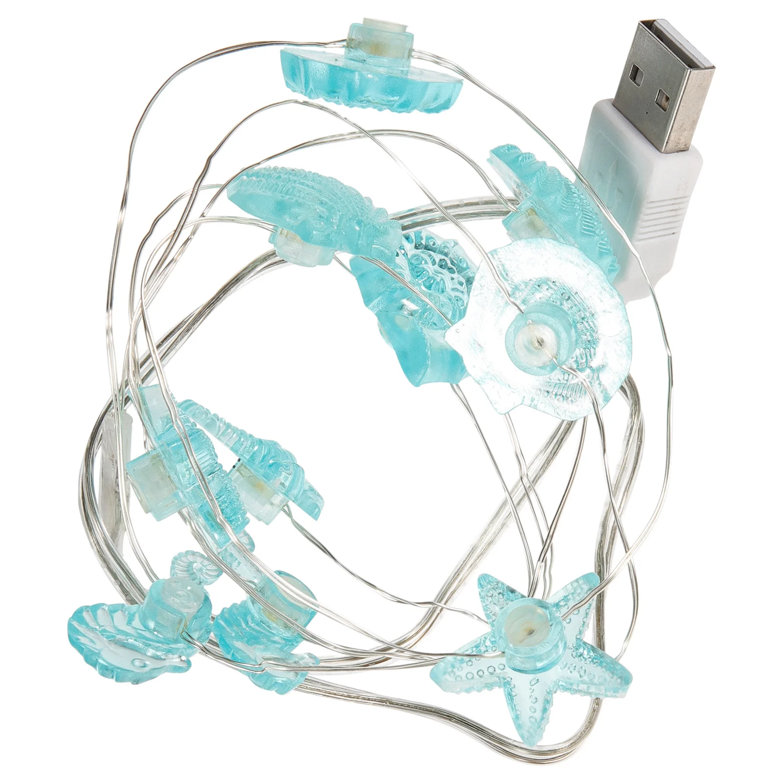 Thematische Lichterkette, dekorative Kupferdrahtlampe für Schlafzimmer, Strand, Zimmer, Party, Küstendekoration, Innenszenenlayout