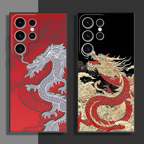 Dragon Phone Case for Samsung Galaxy S22 Plus S21 5G S21 FE S24 S25 Ultra S20 S23 Ultra S22 Ultra Cover
