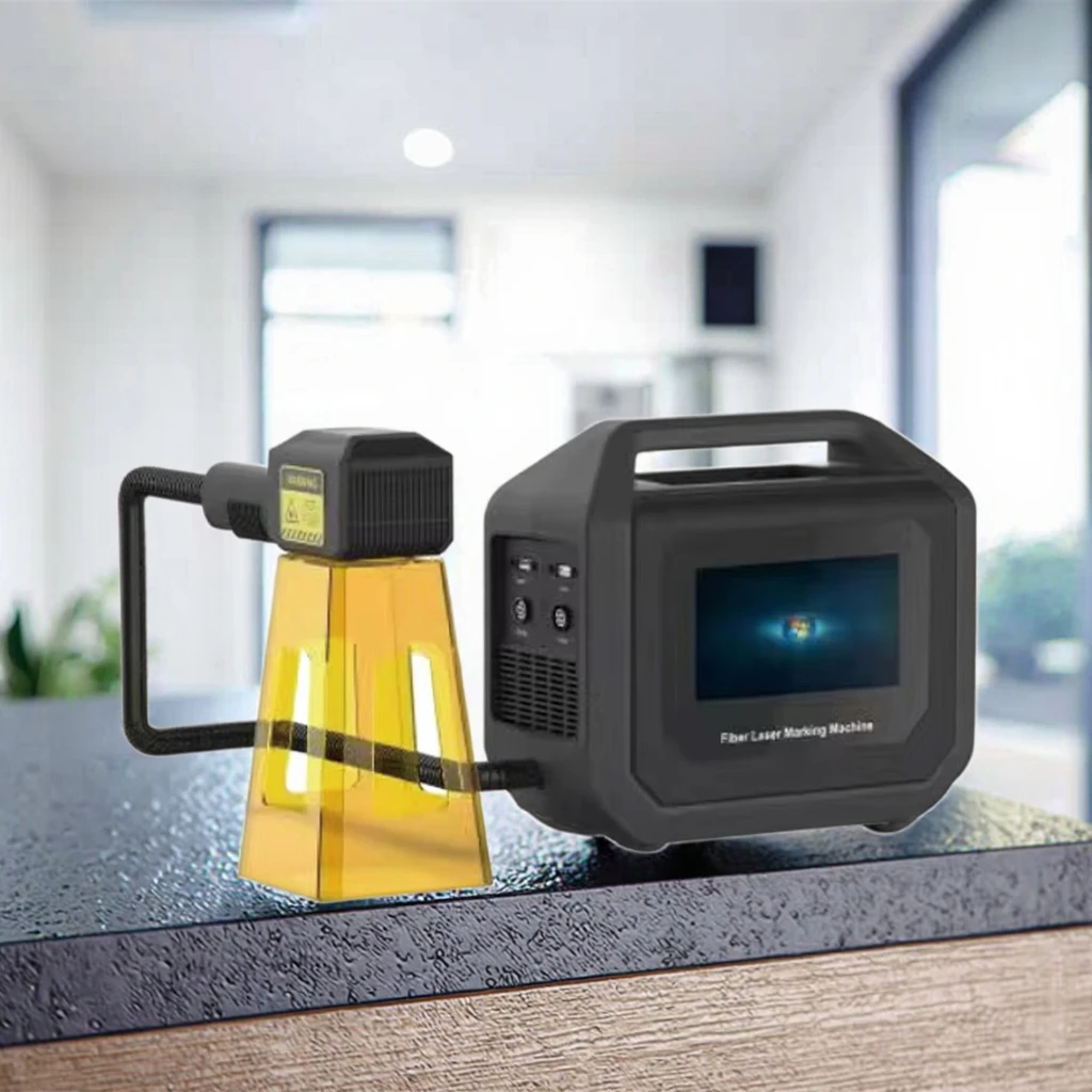 آلة الوسم بليزر الألياف الصغيرة المحمولة سعر آلة الوسم بالليزر الصغيرة