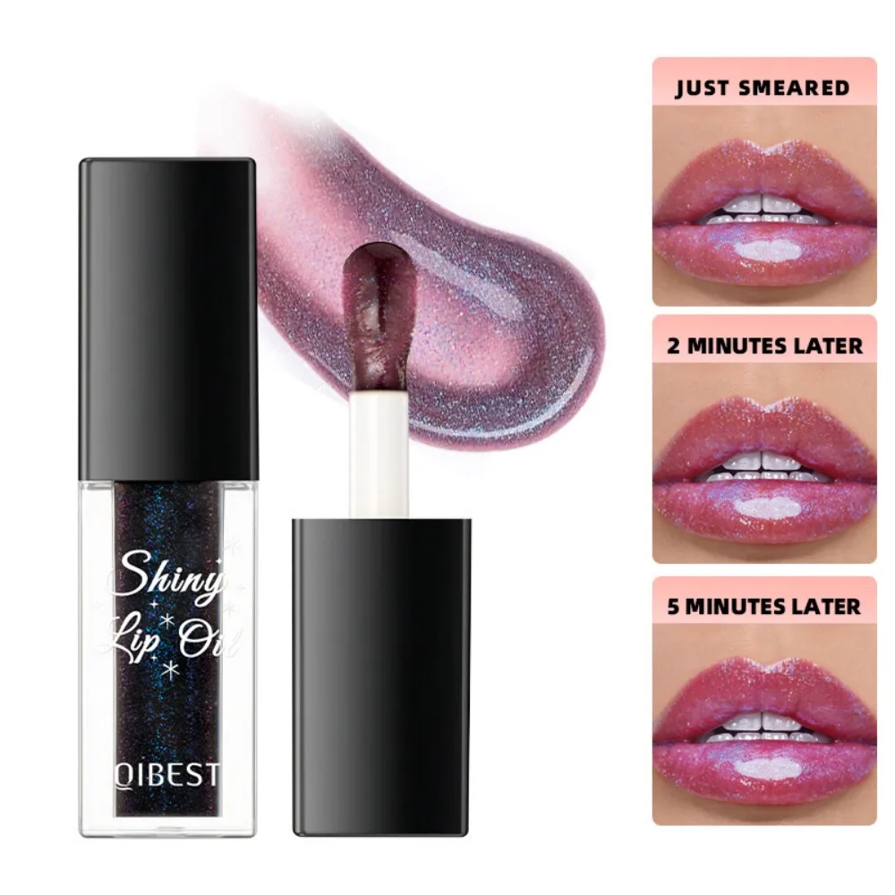 مرطب شفاه للبشرة الجافة، ملمع شفاه مرطب يدوم طويلاً مع تأثير تغيير درجة الحرارة #1
