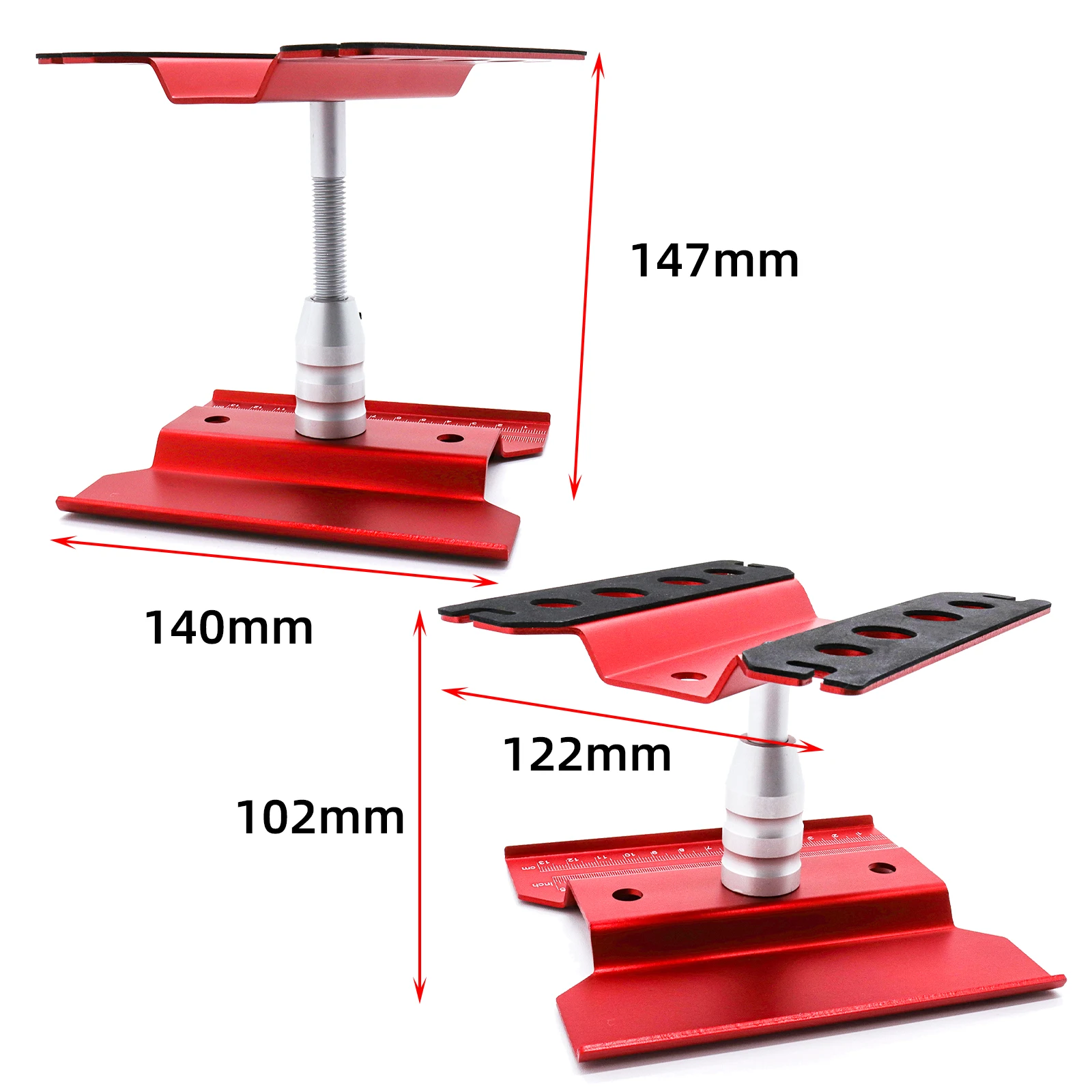 Estación de Reparación de Metal, plataforma de montaje de soporte de trabajo para coche teledirigido 1/10, 1/8, Traxxas, TRX-4, Axial, SCX10, 90046,