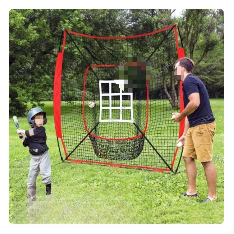 

Сетка для тренировок по бейсболу и софтболу 2,1×2,1 м, для отработки подач, для использования в помещении и на улице