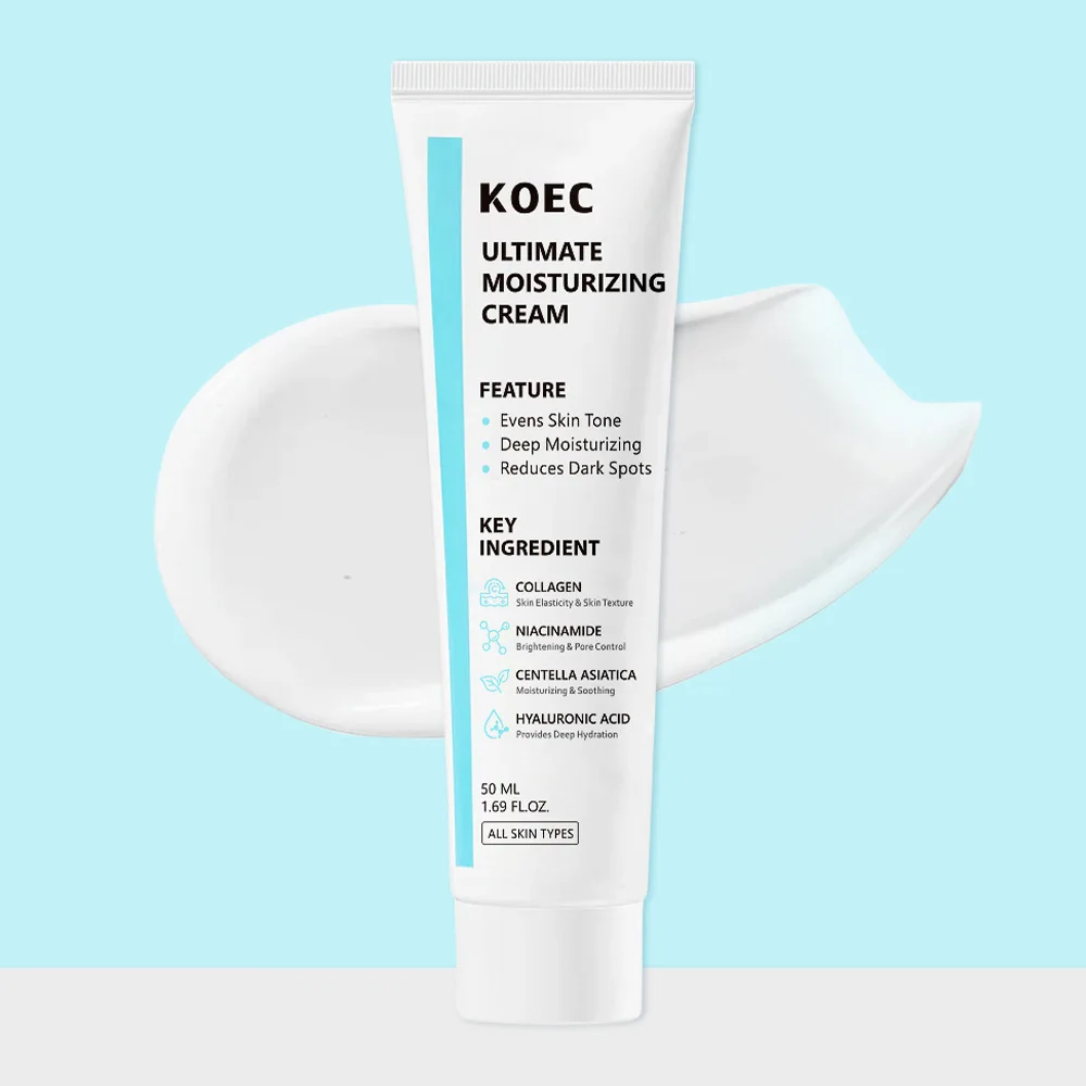 KOEC ユースフル コラーゲン モイスチャークリーム、保湿＆ふっくらとしたハリのある肌へ、アンチエイジングフェイストリートメント