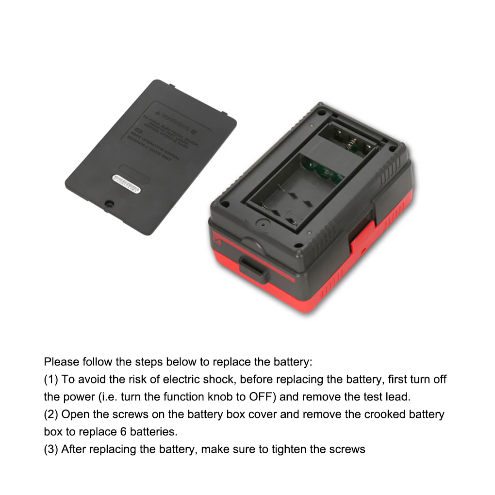 UNI-T UT501A Insulation Resistance Tester Megohmmeter 1000V 2500V Ohm Meter Megometer Digital Ohmmeter Accessory