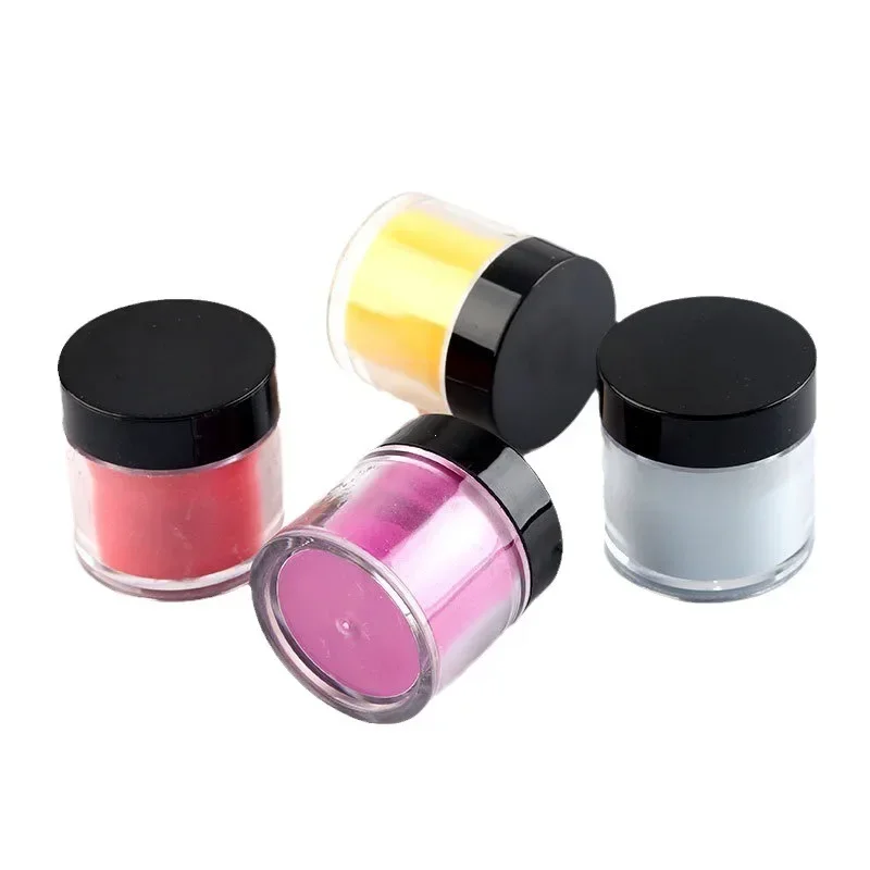 10G/Fles Professioneel Acrylpoeder Roze/Wit/Helder Naakt Extensie Kristalpoeder Diy 3in1 Manicure Polymeer Bouwer Poeder