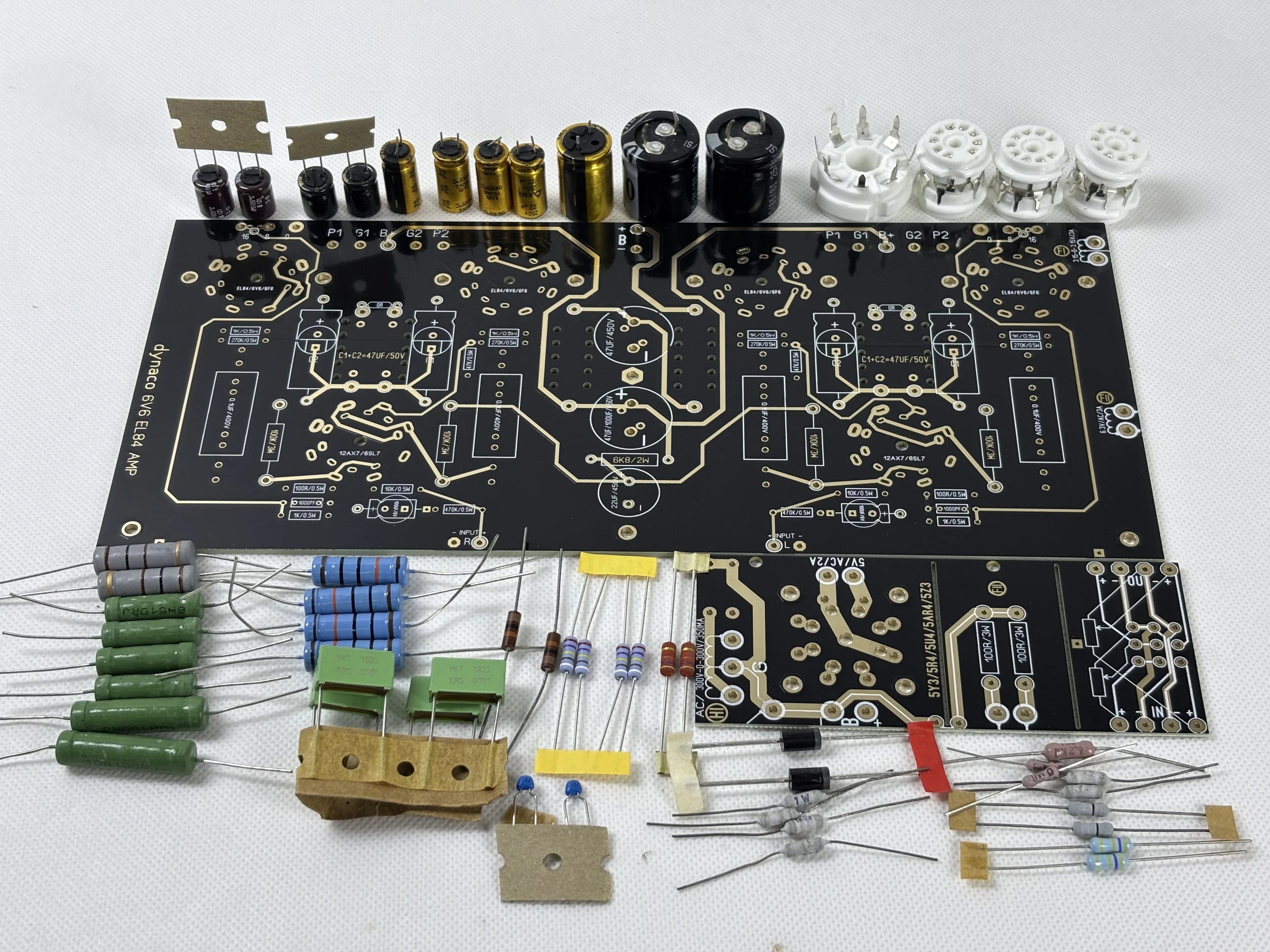 American Classic Dynaco 6V6 / EL84 Electron Tube Audio Amplifier 10W PCB Board DIY Kits For Tube Amplifier