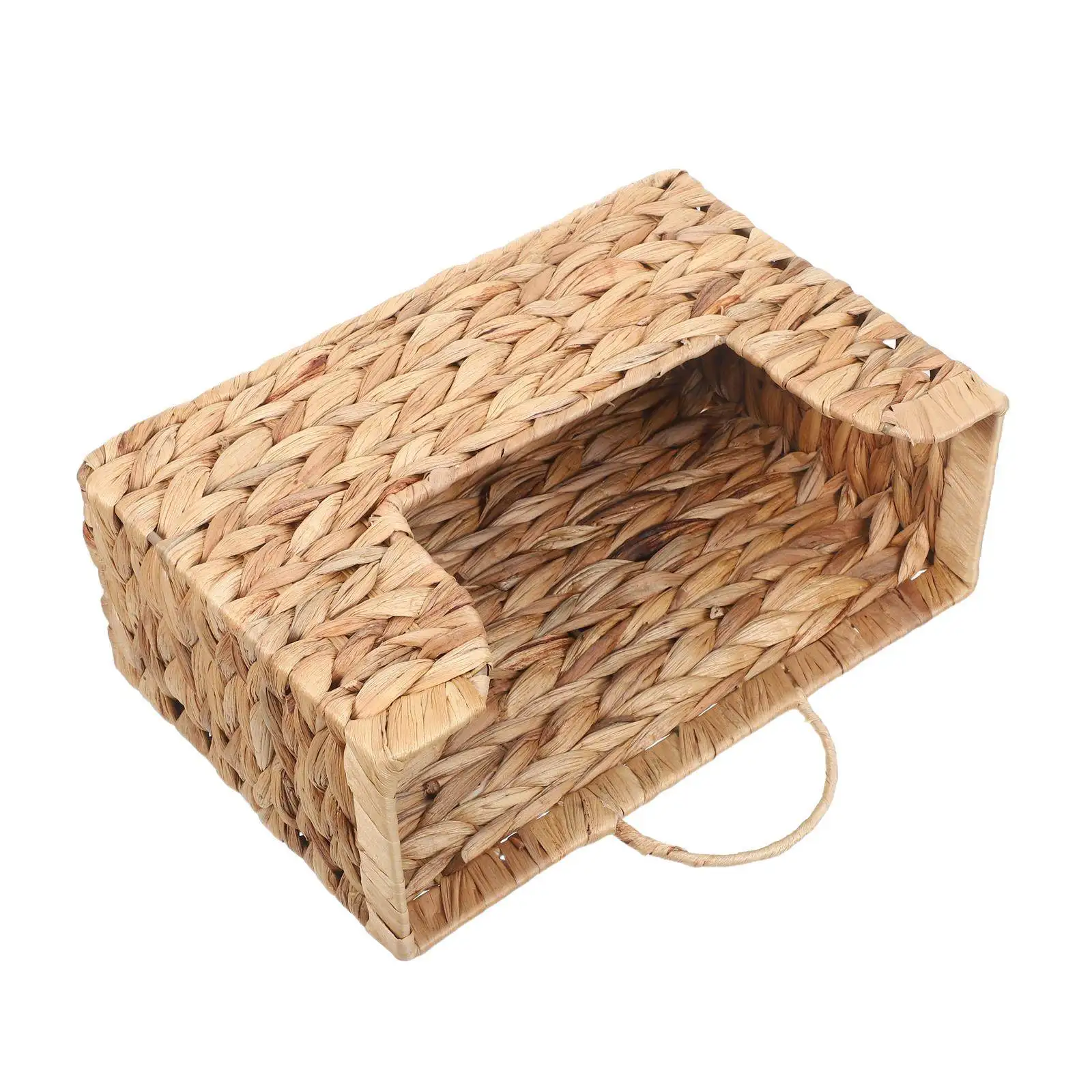 Juego de 3 Cestas de Almacenamiento Hechas a Mano con Hierba Marina, Contenedores Naturales Ecológicos para Dormitorio, Sala de Estar, Cuarto de Niños, Solución de Organización