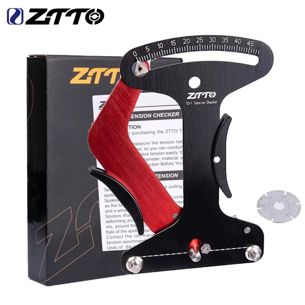 ZTTO Bicycle Spoke Tension Meter Wheel Radius Strength Checker Aero Round Rays Indicator Accurate TooI Included Manual TM-1 MTB