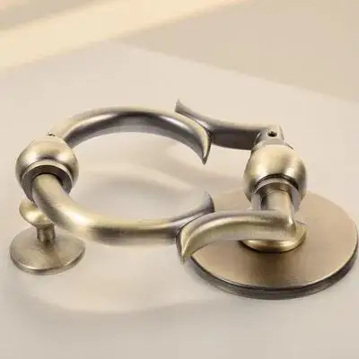 

Zinc Alloy Door Style Security Front Door Knockers For Home Decoration Exterior Hardware Accessory