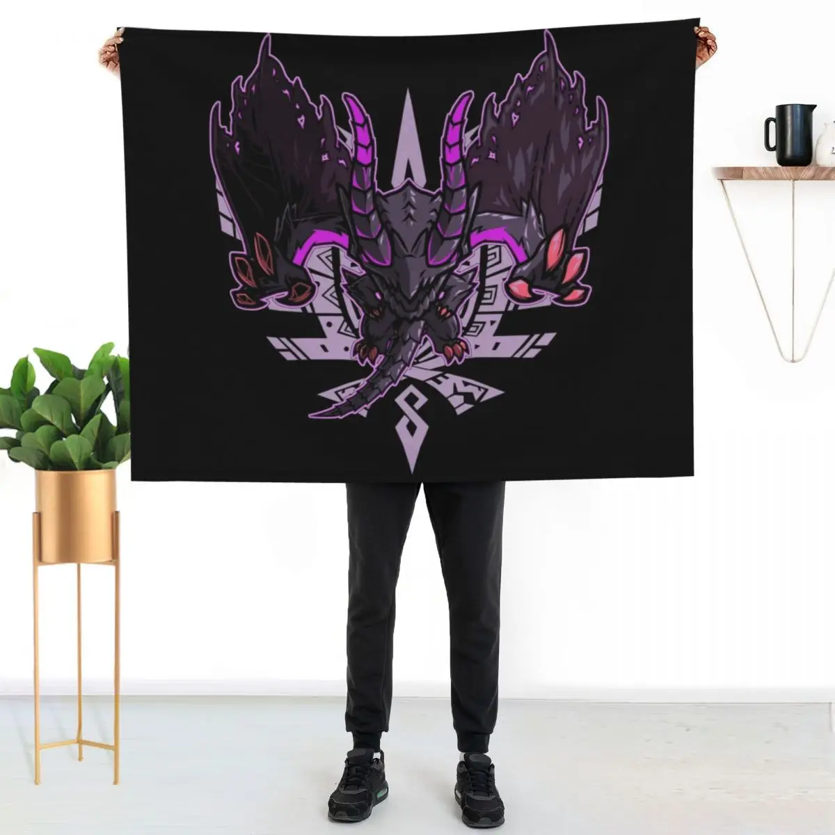 

Gore Magala Monster Hunter Throw Blanket Year Round Soft Comfortable Blanket for Home