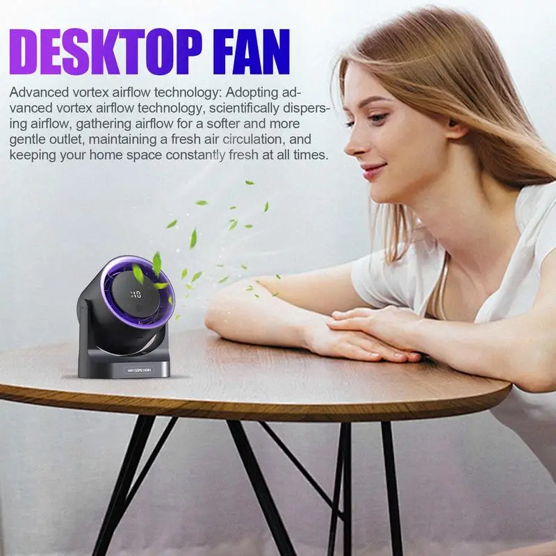 

Digital Display Desk Fan Personal Air Conditioner With LCD Screen Wall-mountable Personal Air Conditioner High-Speed Cool Air