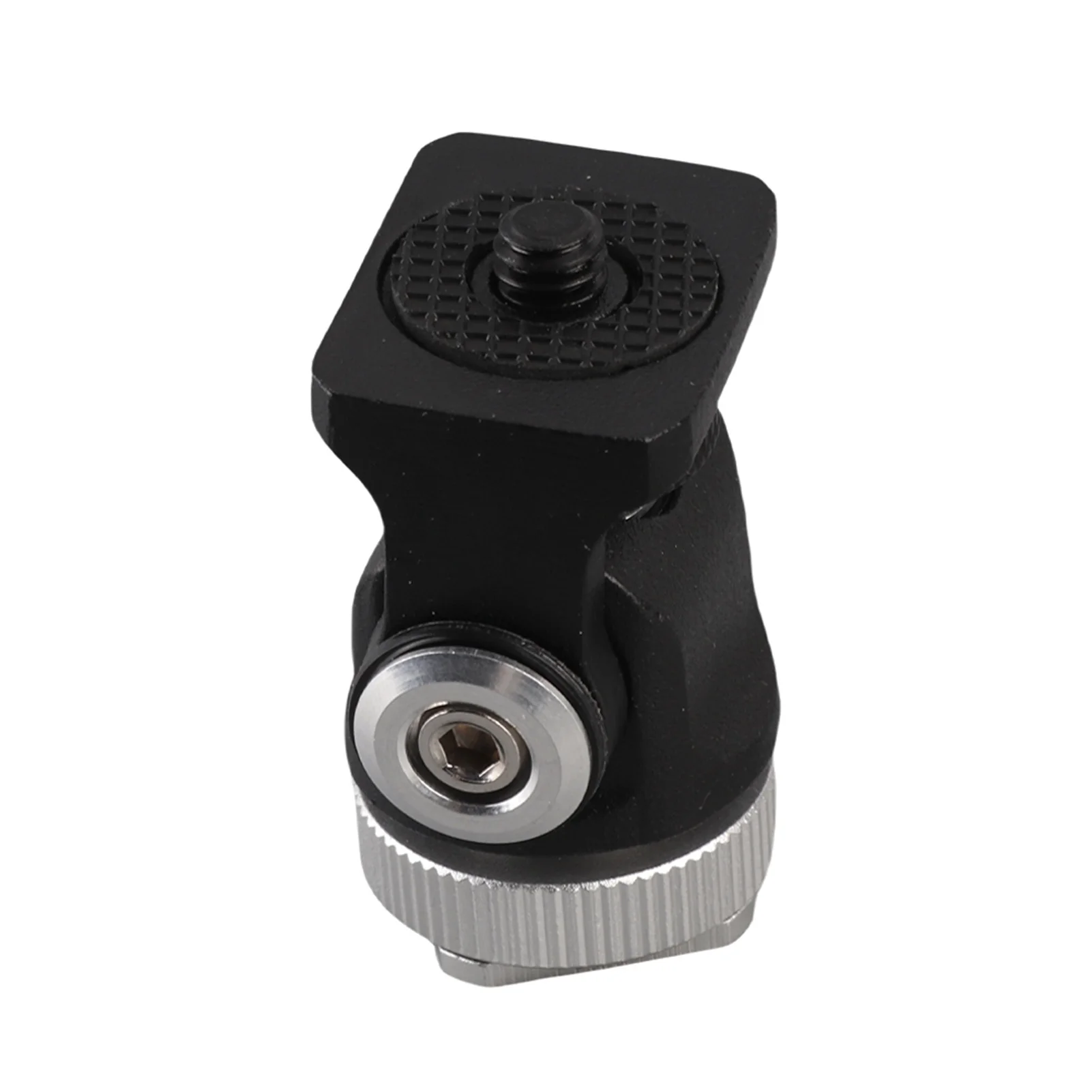 Mini Hot Shoe Mounting Monitor Flash Microphone Holder Bracket with 1/4 in Screw and Mount