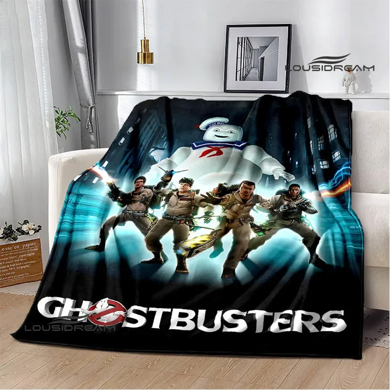 Ghostbusters Cartoon printed blanket Warm Flannel Blankets Soft and Comfortable Home Travel Blanket bed linings Birthday Gift