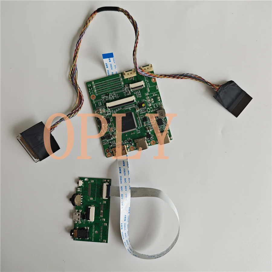 MINI HDMI-compatible 2 TYPE-C Control Board  LVDS LED Kit for N101ICG 10.1“ B121EW09 12.1