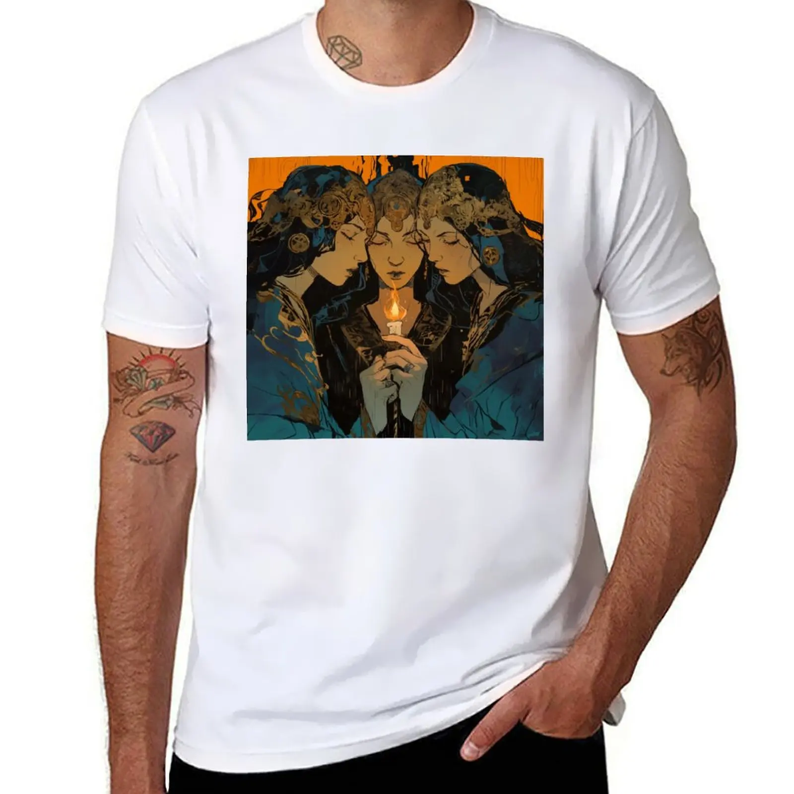

Hekate T-Shirt man t shirts graphic t shirts for man pack white cotton t shirts high quality T-Shirt