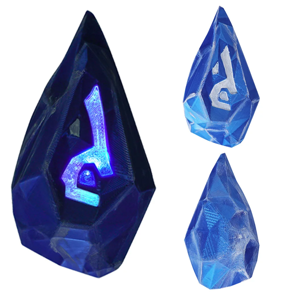 8CM Arcane Viktor Hextech Crystal Plastic Prop 2024 Game LoL TV 2 Cosplay Costume Accessories Adult Men Women Props Gifts