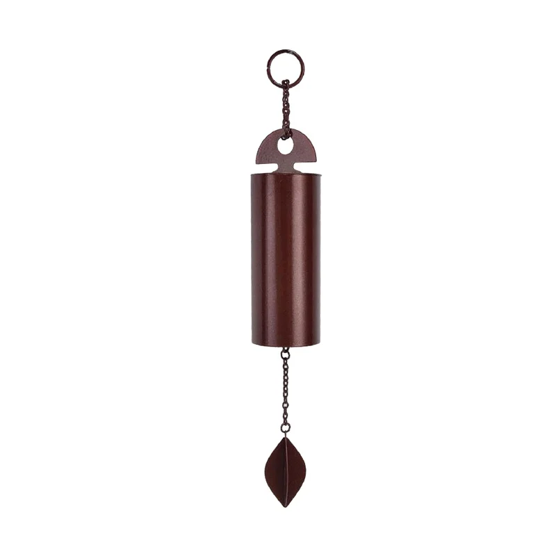 Carillon éolien vintage en métal, son profond et résonant, cloche de sérénité pour la décoration extérieure de la maison, du jardin et de la cour.