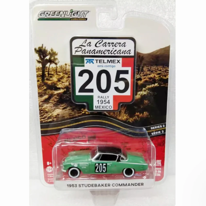 

GreenLight Литой под давлением Командир Studebaker в масштабе 1:64 1953 года # 205, модель автомобиля из сплава, классический сувенирный подарок для взрослых, статический дисплей