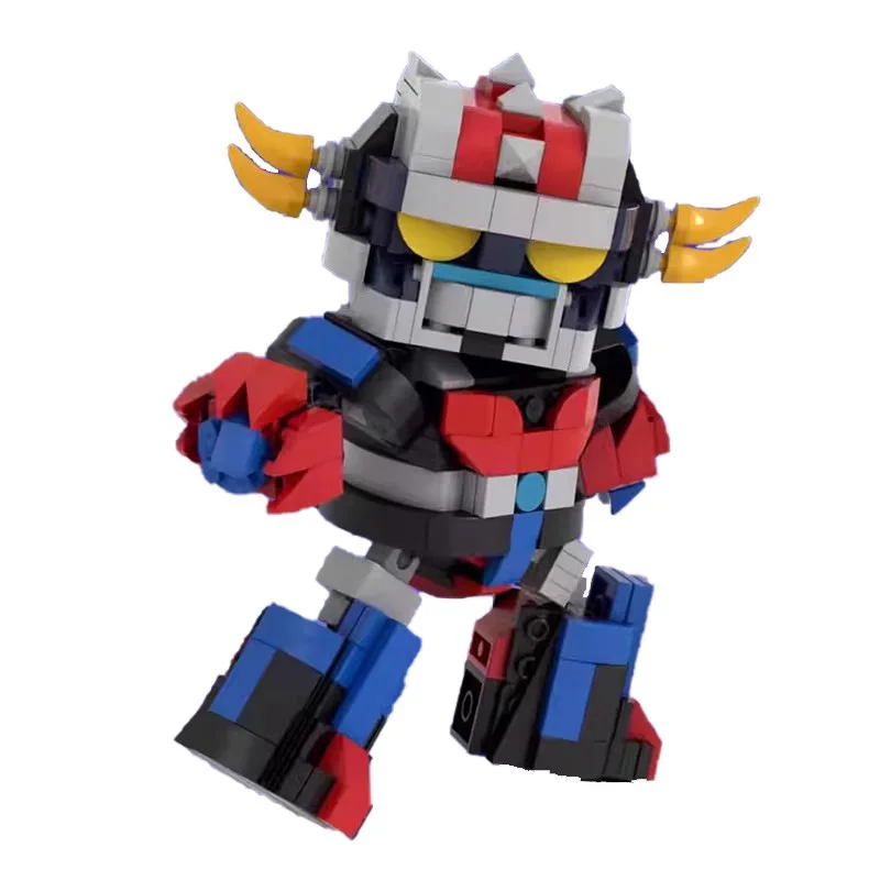 High-Tech Machine Great God of War Goldrake Robot UFO Building Blocks Kit For Mazinger Giant Spirit God SD Bricks Toys Kids Gift