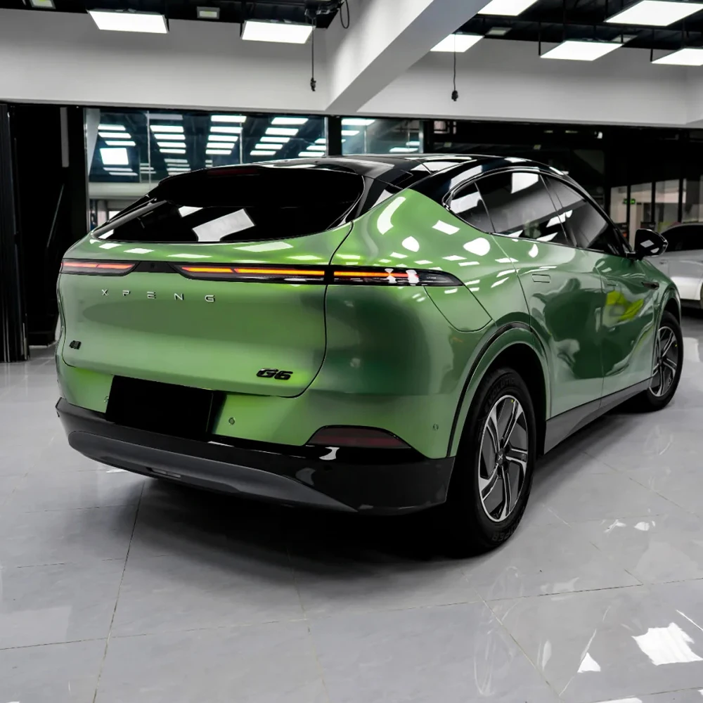 TPU PPF Super Glossy Metallic Mamba Green Color Car Wrap Film Self-healing Anti Scratch Paint protection film