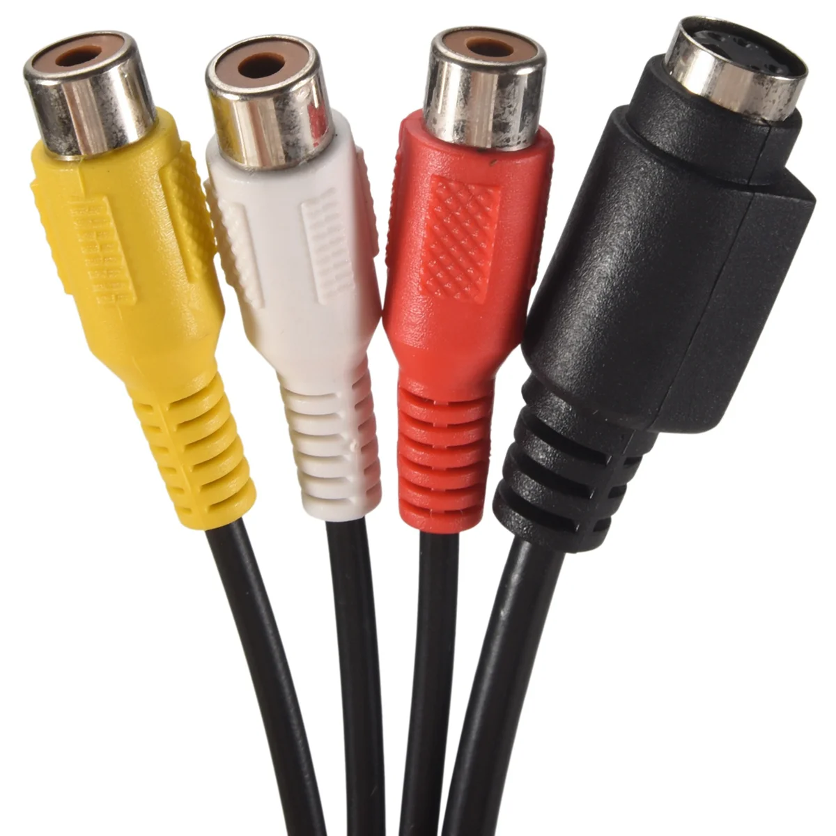 ممتاز! محول VGA إلى كابل مخرج تلفزيون S-Video RCA لفيديو الكمبيوتر