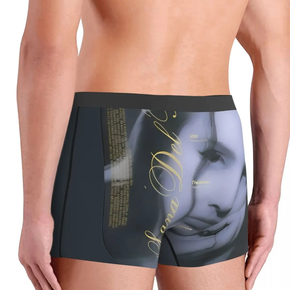 لانا ديل ري Ldr الإبحار الملابس الداخلية المغني الأمريكي تصميم سراويل بوكسر الساخن الرجال السروال عادي السراويل ملخصات هدية عيد ميلاد